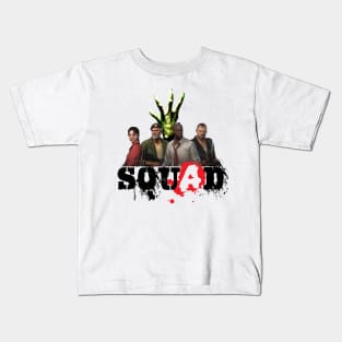 Left 4 Dead Squad (black) Kids T-Shirt